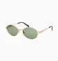Солнцезащитные очки женские SAINT LAURENT Green/Gold SL-692-003-55