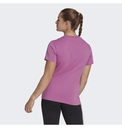 Футболка женская Adidas Loungewear Essentials Logo Tee Pink Hl2034