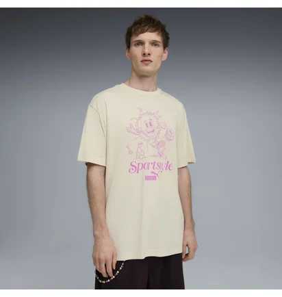 Футболка чоловіча Puma Graphic Sun Beige 691781-87