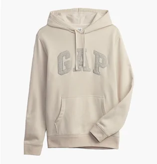 ユキの GAP ᐉ Худи мужское Gap Logo Hoodie Unbleached White 546844321