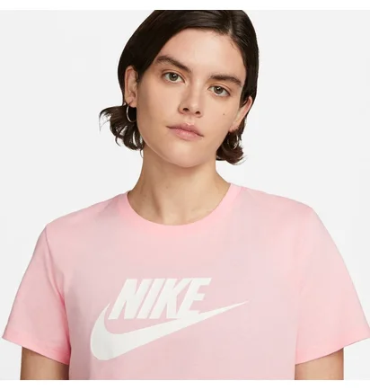 Футболка женская Nike Nsw Tee Essntl Icn Ftra Pink DX7906-690
