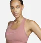 Топ женский Nike Swoosh Medium Support Pink FB4124-618