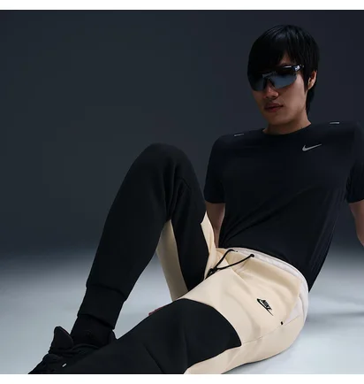 Штаны мужские Nike Tech Fleece Beige/Black HV0959-114
