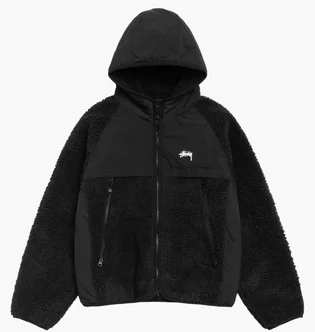 Толстовка чоловіча Stussy Sherpa Black 118530-0001