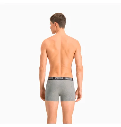 Трусы мужские Puma Basic Boxer (2 шт) Black/Grey 906823-05