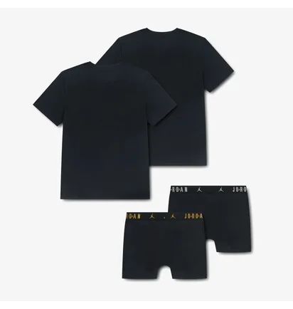 Набір: футболка, труси чоловічі Air Jordan Basics Set (4 шт) Black JM0798-023