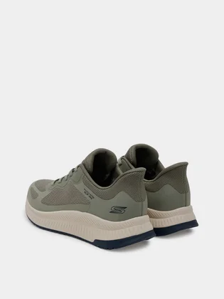 Кроссовки мужские Skechers Bobs Sport Squad Chaos 4 Olive 118423-OLV