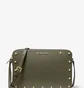Сумка женская Michael Kors Sandrine Studded Saffiano Leather Crossbody Bag Olive 38S8CD1C3L-OLIVE-64308