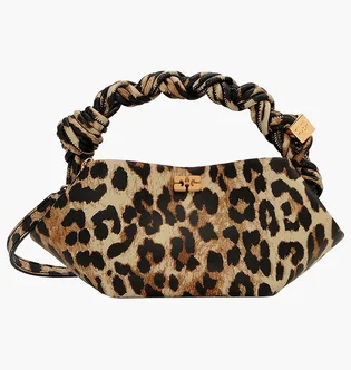 Сумка жіноча GANNI Leopard Mini Bou Bag Multi A694894300