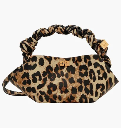Сумка жіноча GANNI Leopard Mini Bou Bag Multi A694894300