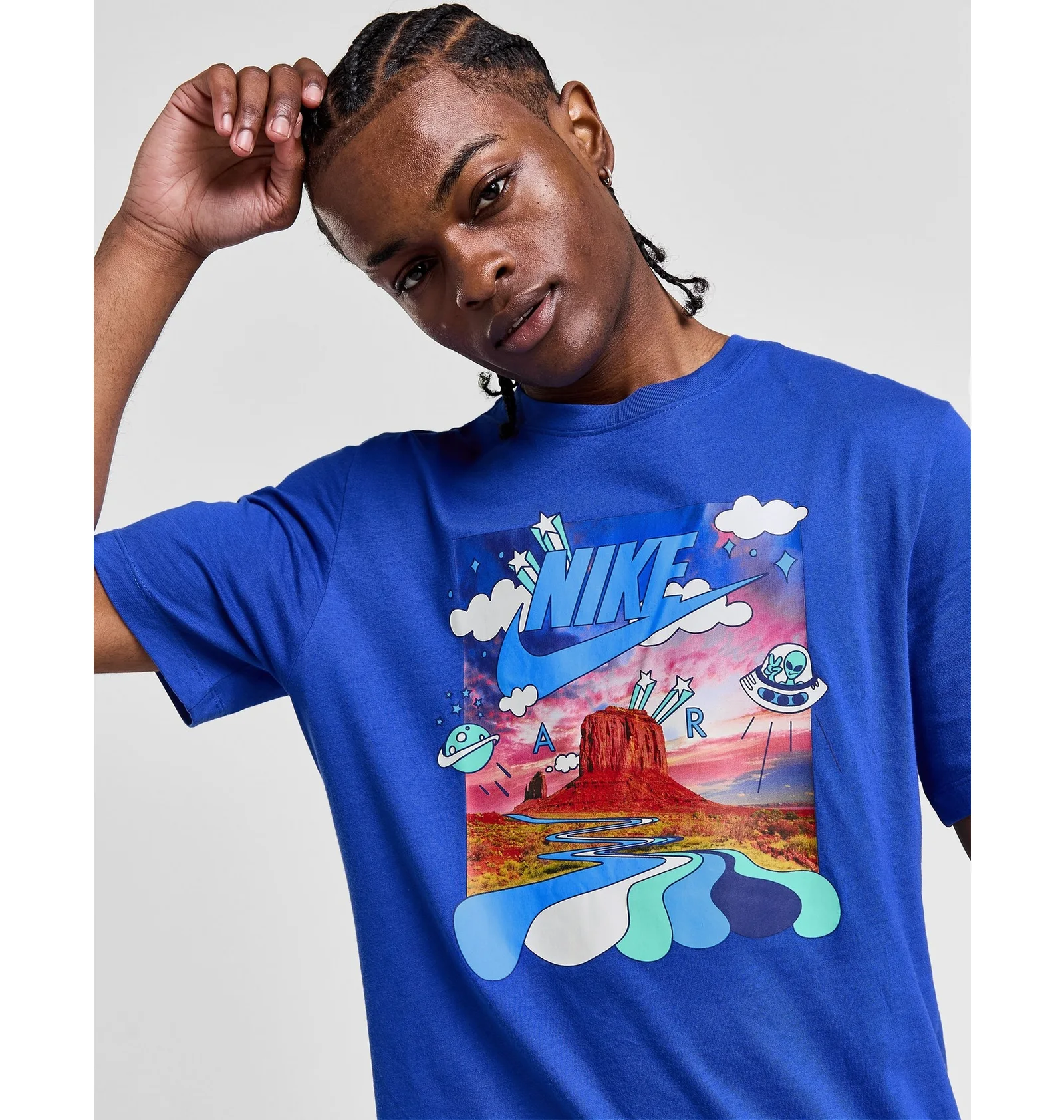 ᐉ Футболка мужская Nike Air Space T-Shirt Blue HJ5468-480