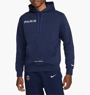 Худи мужское Nike Hooded Sweatshirt Paris Saint-Germain Club Blue DO6289-410