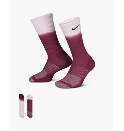 Шкарпетки унісекс Nike Everyday Plus Cush Crew Violet/Pink (2 пари) Dh6096-908