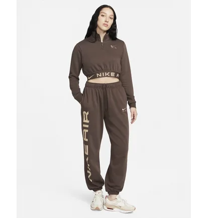 Кофта женская Nike Sportswear Air WomenS Fleece Top Brown FB8067-237