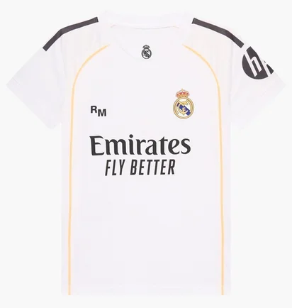 Футболка детская Real Madrid Jersey White RM25C1P