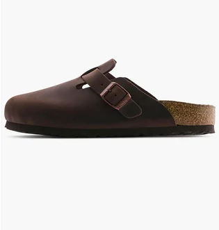 Тапочки унисекс BIRKENSTOCK Boston Soft Footbed Clog Brown 159711
