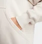 Худи женское Nike Nsw Phnx Flc Os Logo Hdy Beige FQ7042-104