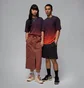 Футболка унисекс Air Jordan 85 Gradient Sky Ss Crew Violet/Orange HJ2316-045