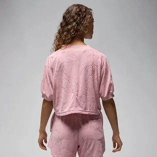 Футболка женская Air Jordan Ss Knit Top Ssnl Pink FN5732-607