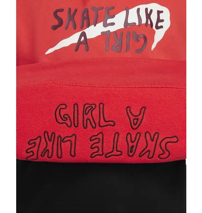 Худі унісекс Nike Sb Skate Like A Girl Skate Fleece Orange DQ7304-696