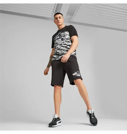 Футболка мужская Puma Essentials Block Camo Black/Camo 673335-01