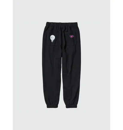Штаны унисекс Uniqlo Kaws Warhol 476120 Joggers Sweatpants Black E476120-000