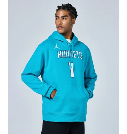 Худи мужское Air Jordan Charlotte Hornets Club Light Blue FB4791-415