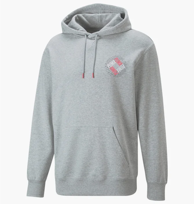Худи мужское Puma Sportswear By Graphic Hoodie Grey 535660-04