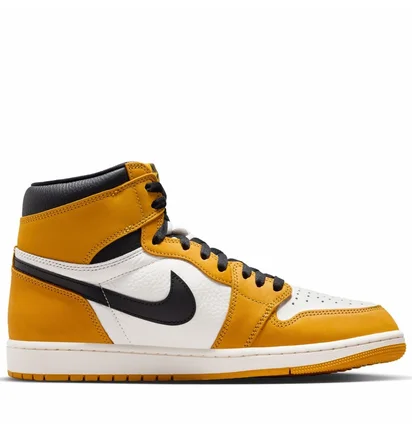 Кроссовки мужские Air Jordan 1 Retro High Og White/Yellow DZ5485-701