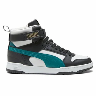 Кроссовки мужские Puma Rbd Game High Top Sneakers Black/White 385839-19