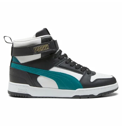 Кроссовки мужские Puma Rbd Game High Top Sneakers Black/White 385839-19
