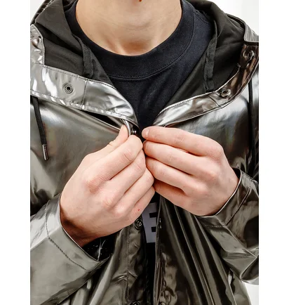 Куртка чоловіча Rains Jackets Metallic 1801-HOLOGRAPHICSTEEL
