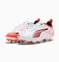 Бутсы детские Puma Ultra 5 Play Fg/Ag White/Red 108170-01
