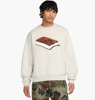 Свитшот мужской Nike Sb Flc Crew Slider Beige HJ2894-072