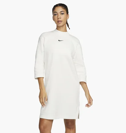 Платье женское Nike 3/4 Sportswear Phoenix Fleece White DV5248-133