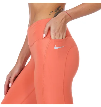 Леггинсы женские Nike Dri Fit Fast Crop Orange CZ9238-827