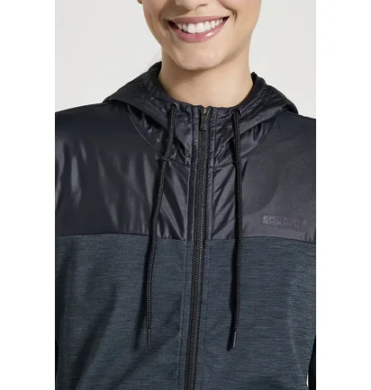 Куртка женская Saucony Solstice Zip Hoody Black 800391-BKH