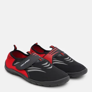 Аквашузы унисекс Aqua Speed Aqua Shoe Model 27D 7630 Black/Red 642-27D