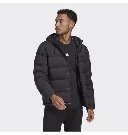 Пуховик чоловічий Adidas Helionic Ho Jkt Black HN5640