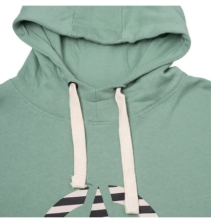 Худи унисекс Jeep Hooded Oversize Sweatshirt Star Striped Print Turquoise O102608-E854