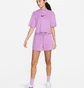 Футболка женская Nike Nsw Mock Ss Tee Trry Ms Violet FJ4894-532