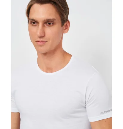 Футболка мужская Kappa Mezza Manica Girocollo White K1305-BIANCO