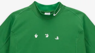 Футболка унисекс Nike X Off-White™ Short-Sleeve Top Green DV4401-389