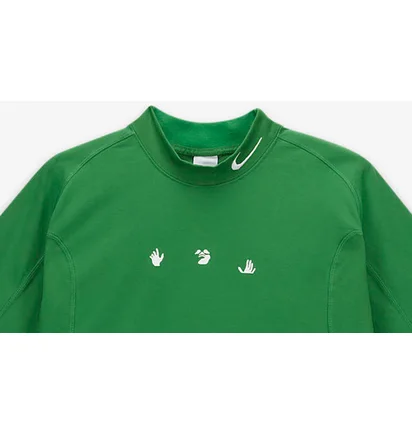 Футболка унисекс Nike X Off-White™ Short-Sleeve Top Green DV4401-389