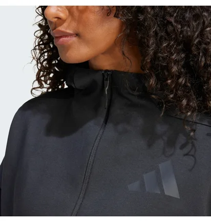 Толстовка женская Adidas Z.N.E. Full-Zip Hoodie Black JE7848