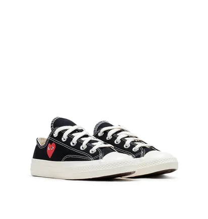 Кеди дитячі Converse X Comme Des Garçons Chuck 70 Low Single Heart Black A08806C