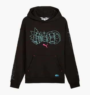 Худи мужское Puma Rick And Morty Black 633094-01