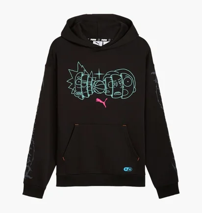 Худи мужское Puma Rick And Morty Black 633094-01