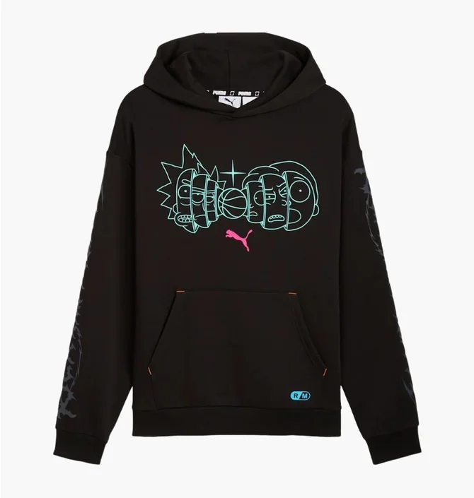 Худи мужское Puma Rick And Morty Black 633094-01
