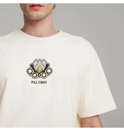 Футболка унисекс Puma X Palomo Graphic Tee Beige 625558-65